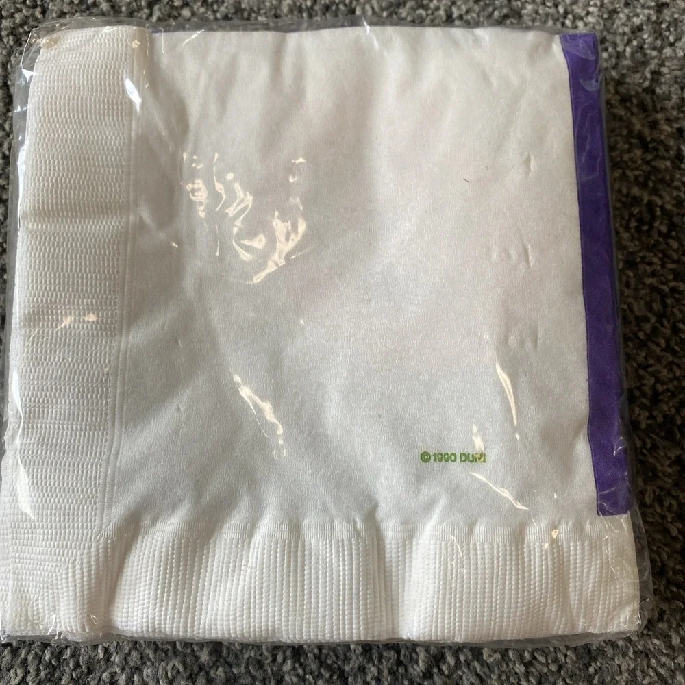 Vintage Duni Halloween Beverage / Lunch Napkins Plates Unopened Party NOS MTC